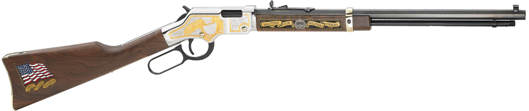 HENRY REPEATING ARMS - GOLDEN BOY MILITARY SERVICE TRIBUTE 22 LR